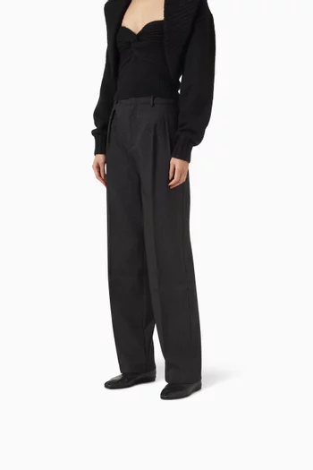 Lyn Ballerina Flats in Leather