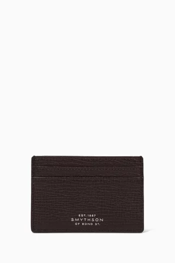 Flat Card Holder in Ludlow Leather