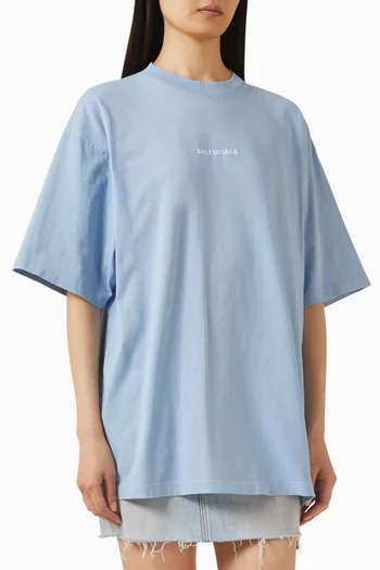 Logo Back T-shirt in Dry Jersey