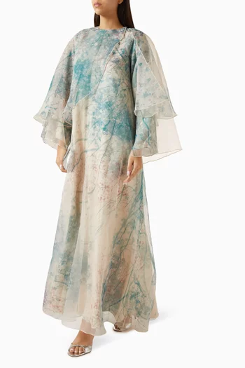 Printed Cape Kaftan