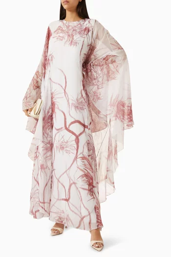 Printed Cape Kaftan