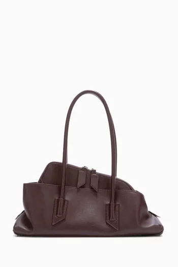 Small La Passeggiata Top-handle Bag in Leather