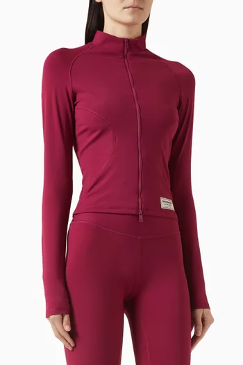 Long Sleeve Running Top in Recycled Softskin