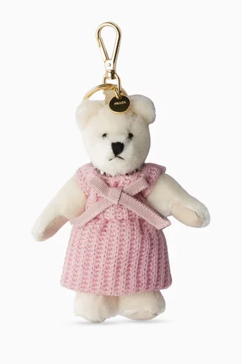 Teddy Bear Keychain Charm