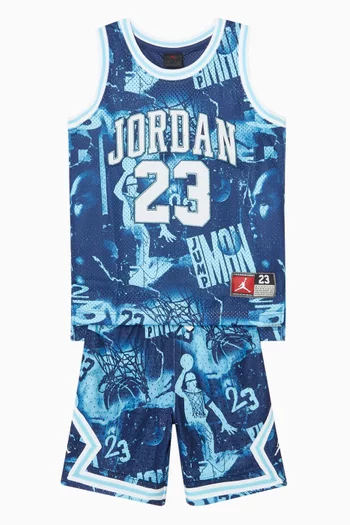 شورت رياضي بطبعة معينات ومايكل جوردن بتقنية Dri-FIT‏