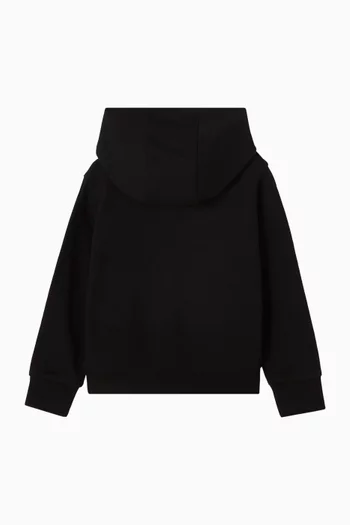 Graphic Logo Hoodie in Cotton