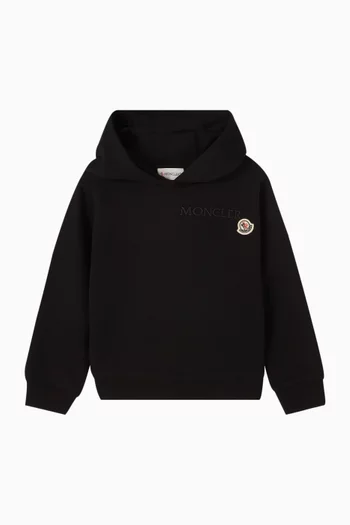 Graphic Logo Hoodie in Cotton