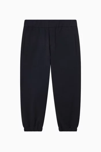 Logo Patch Sweatpants in Cotton