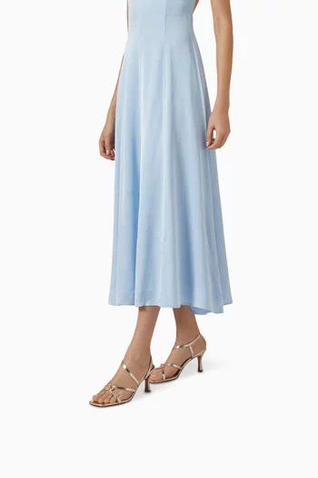 Strappy 75 Sandals in Metallic Leather