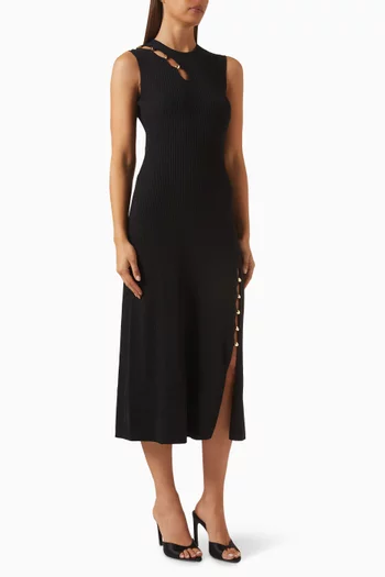 Rula Embellished Dress in Viscose-knit