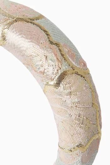 Padded Brocade Headband