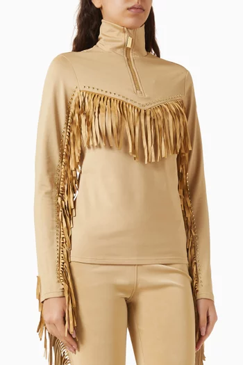 سترة تزلج ويسبر بشرّابات جيرسيه