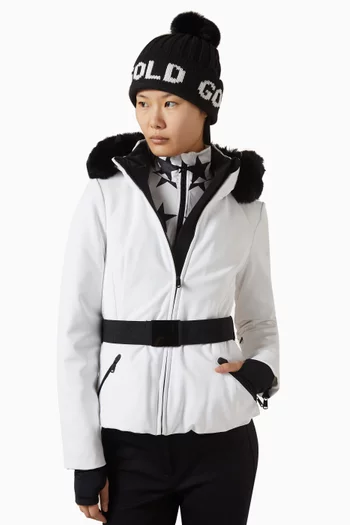 Hodd Pompon Beanie in Knit