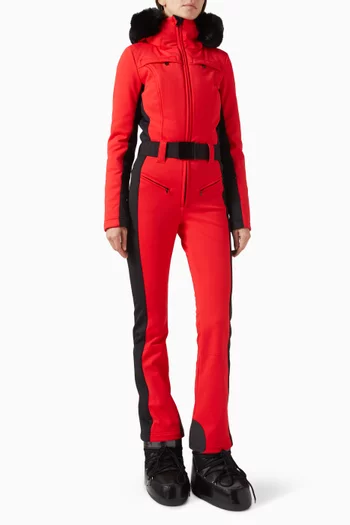 Parry Faux-fur Ski Suit