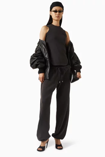 بلوزة ريس بلا أكمام قطن