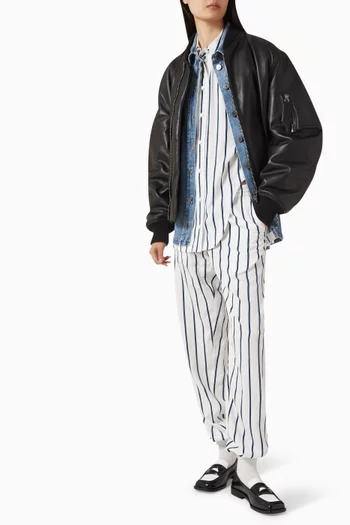 Striped Pants in Cotton