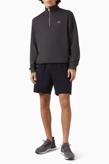 Half Zip Sweatshirt in Cotton