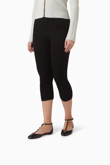 حذاء باليرينا سيليست بكعب مسطح جلد ماعز لامع