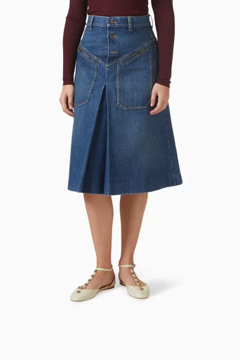 حذاء باليرينا سيليست بكعب مسطح جلد ماعز لامع