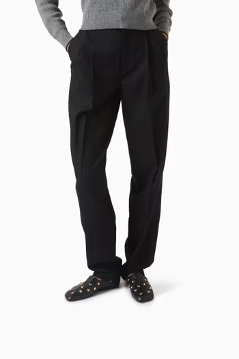 حذاء باليرينا ريتا بكعب مسطح جلد عجل