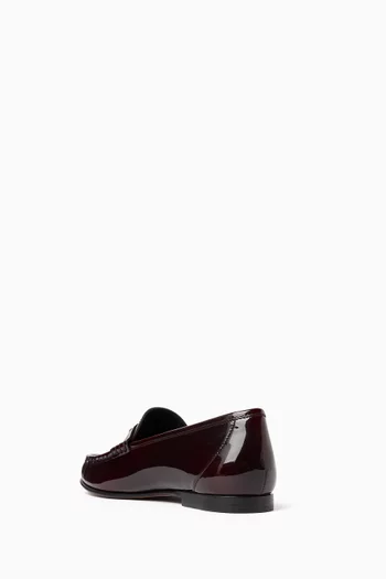 Logo Loafers in Patent Leather