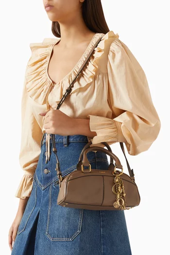 Small Chloé Bowling Bag in Leather
