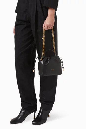 حقيبة كتف ايكونز جلد ماعز