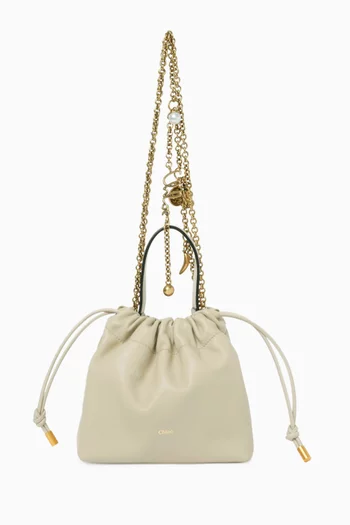 حقيبة كتف ايكونز جلد ماعز