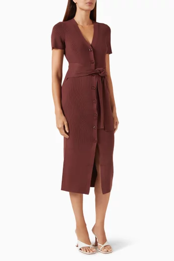 Agnes Cardigan Dress in Rayon Blend