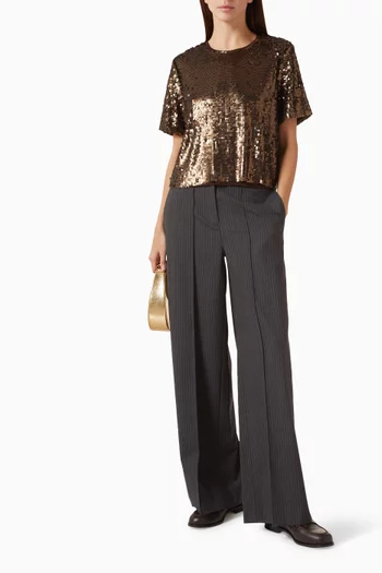 Lucy Sequin-embellished T-shirt