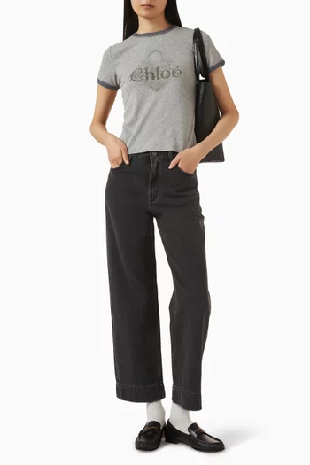 بنطال جينز قصير دينم