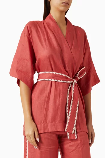 Marigold Kimono in Linen