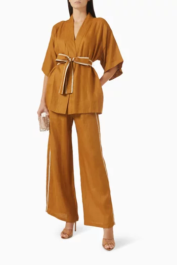 Marigold Kimono in Linen