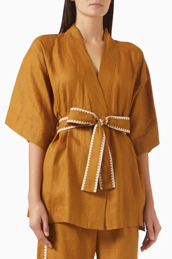 Marigold Kimono in Linen