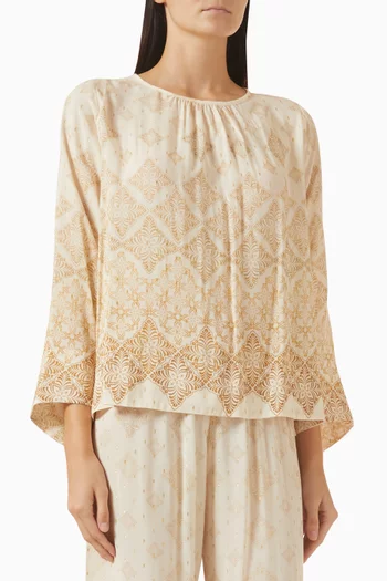 Begonia Blouse in Viscose