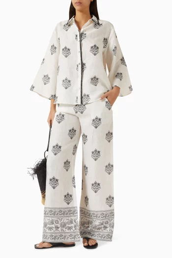 Magnolia Shirt in Linen