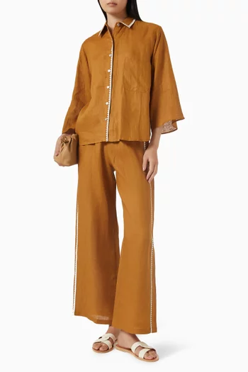 Marigold Shirt in Linen