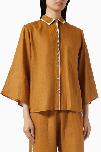 Marigold Shirt in Linen