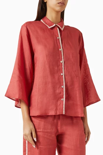 Marigold Shirt in Linen