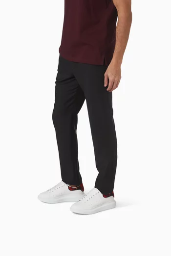 سنيكرز بنعل سميك جلد