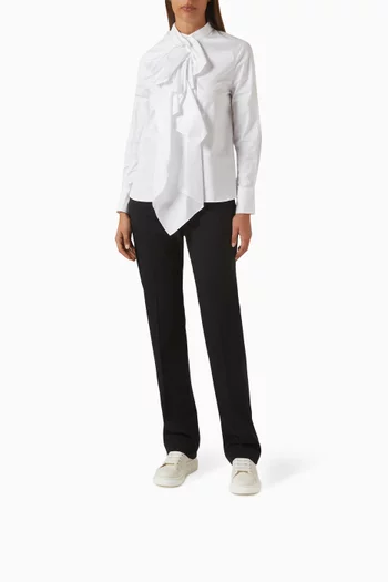 سنيكرز بنعل سميك جلد