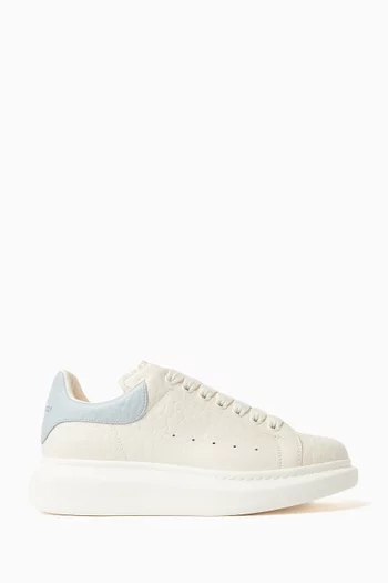 سنيكرز بنعل سميك جلد