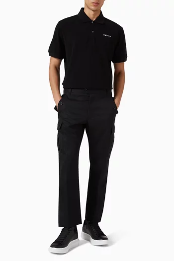 Cargo Pants in Cotton Gabardine
