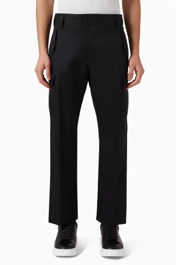 Cargo Pants in Cotton Gabardine