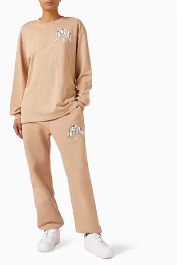 تي شيرت جوردان بروكلين بنقشة ريالتري صوف