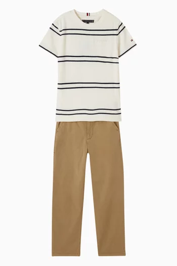 بنطال وركر بنقشة هيرنج بون