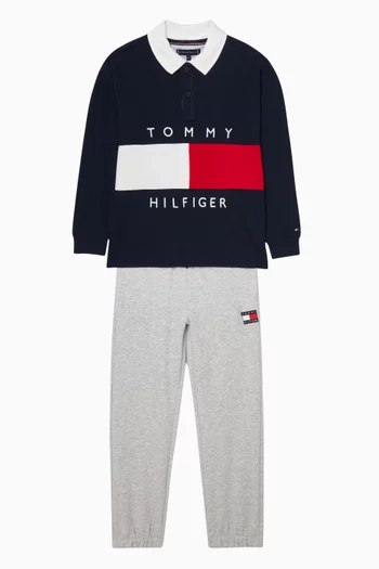 تي شيرت بولو بشعار العلم جيرسيه