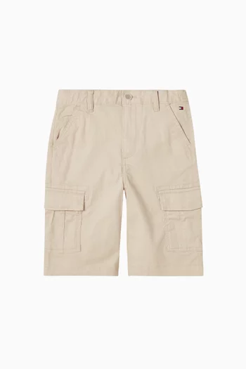 Relaxed-fit Cargo Shorts in Twill