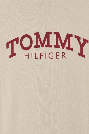 Monotype Print Graphic T-shirt in Cotton