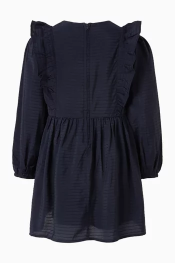 Ruffled A-line Dress